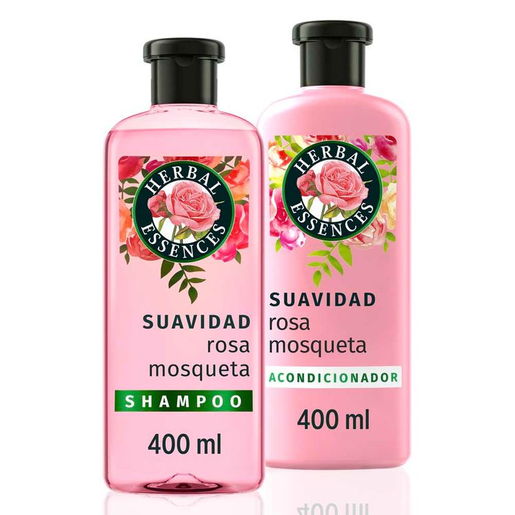 Pack Herbal Essences Rosa Mosqueta: Shampoo + Acondicionador