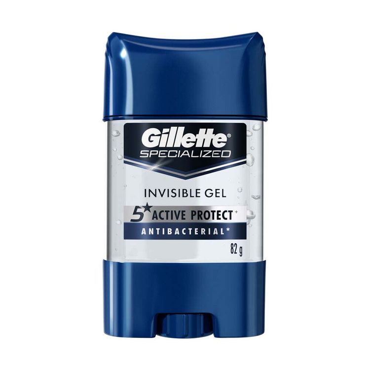 Gel Antitranspirante Gillette Specialized Antibacterial 82g