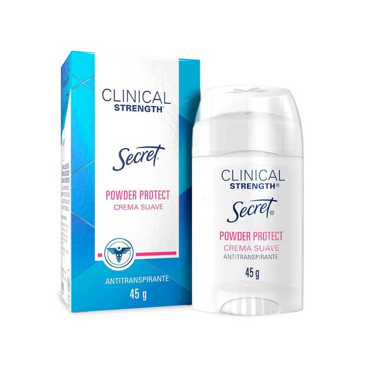 Antitranspirante en Barra Secret Clinical Strength Powder Protect 45g