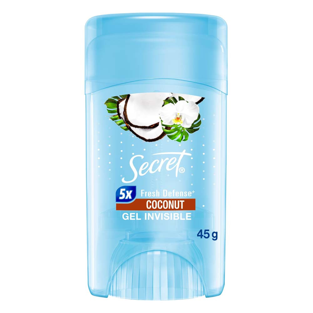 Gel Antitranspirante Secret Coconut 45g