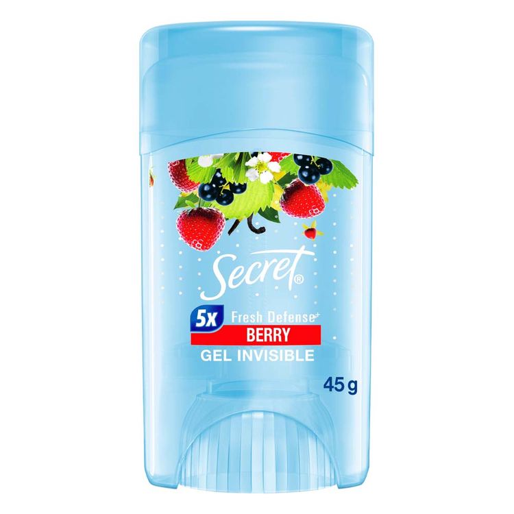 Gel Antitranspirante Secret Berry 45g