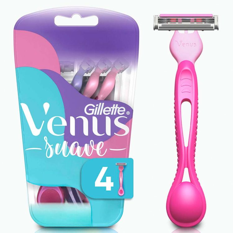 Máquina de Afeitar Desechable Venus Suave 4un