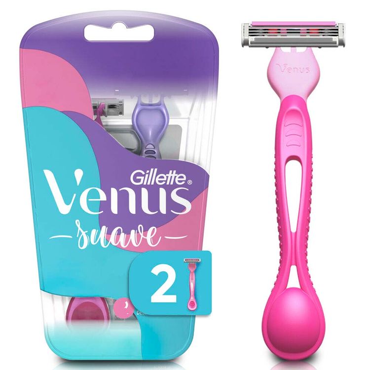 Máquina de Afeitar Desechable Venus Suave 2un