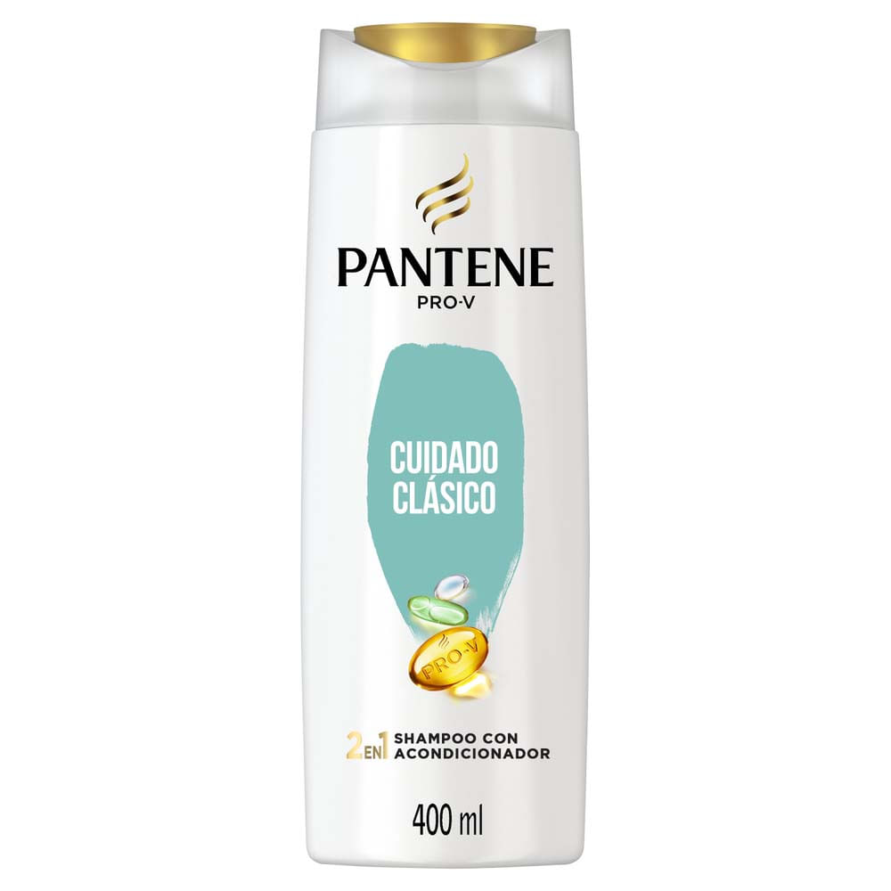 Shampoo 2 en 1 Pantene Pro-V Cuidado Clásico 400ml