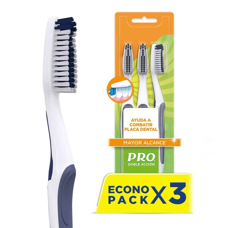 Cepillo de Dientes Oral B Pro Doble Acción 3un