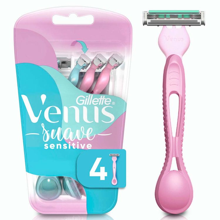 Máquina de Afeitar Desechable Venus Sensitive 4un