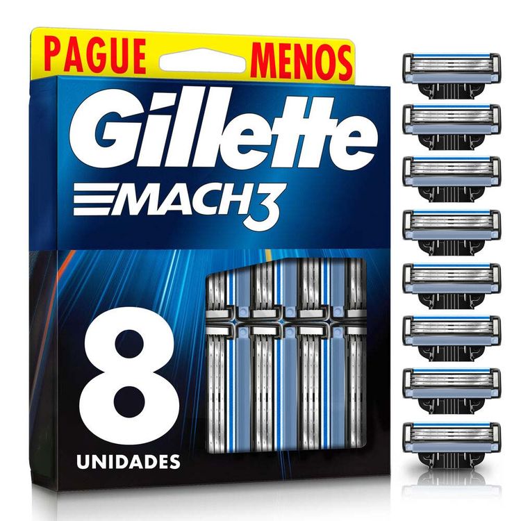 Repuesto Máquina de Afeitar Gillette Mach3 8un
