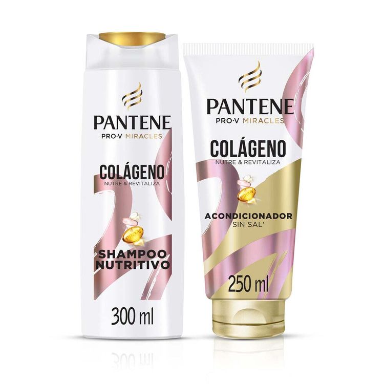 Pack Pantene Pro-V Colágeno: Shampoo 300ml + Acondicionador 250ml
