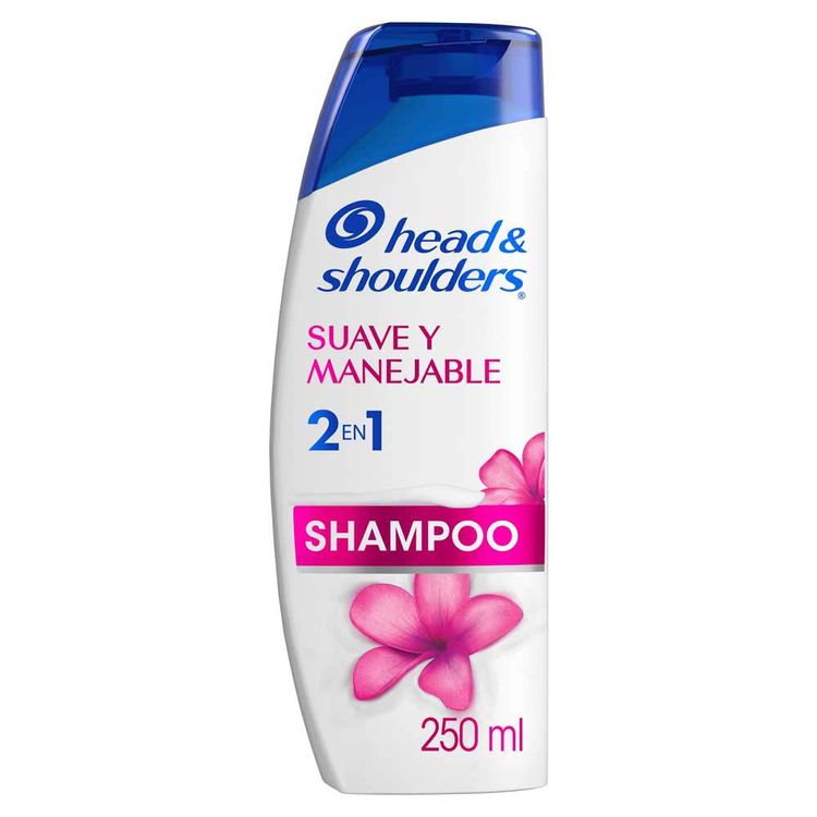 Shampoo 2 en 1 Head & Shoulders Suave y Manejable 250ml