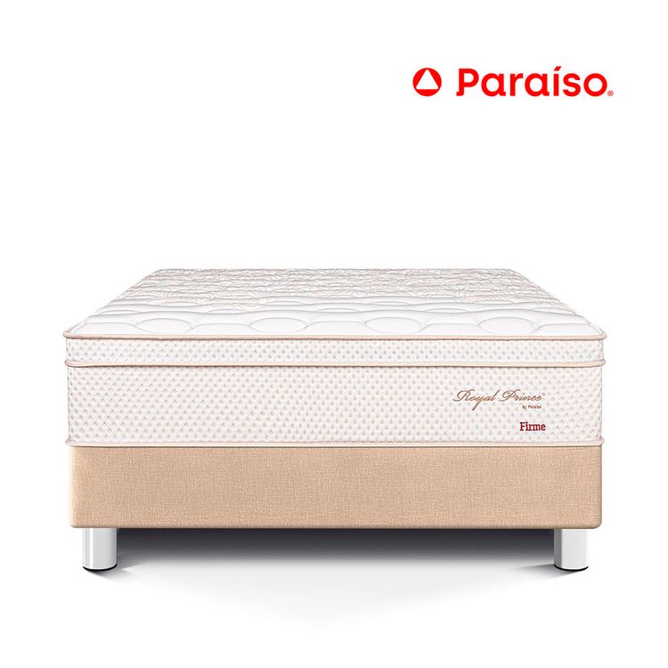 Cama Royal Prince Firme Queen Champagne