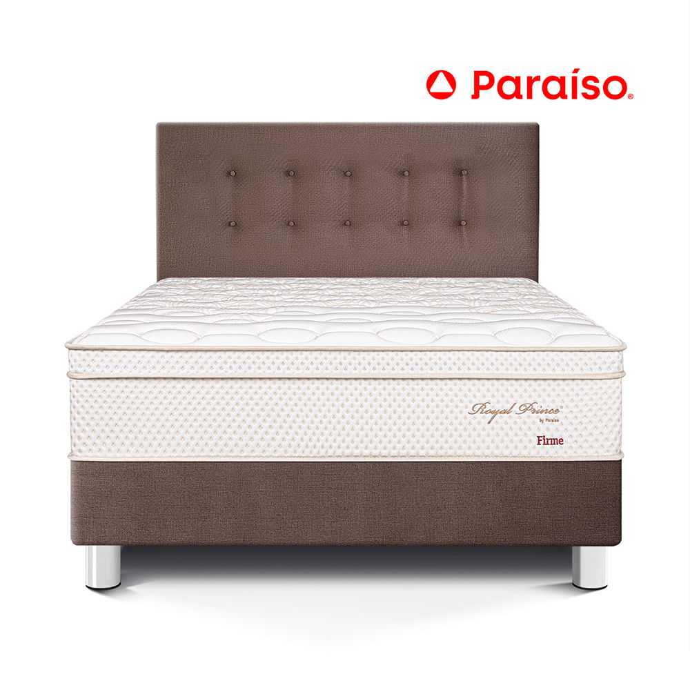 Dormitorio Royal Prince Firme 2 Plazas Chocolate
