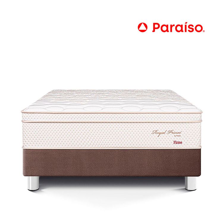 Cama Royal Prince Firme 2 Plazas Chocolate