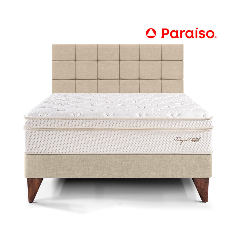 Dormitorio Europeo Royal Cloud con Blocks Queen Champagne