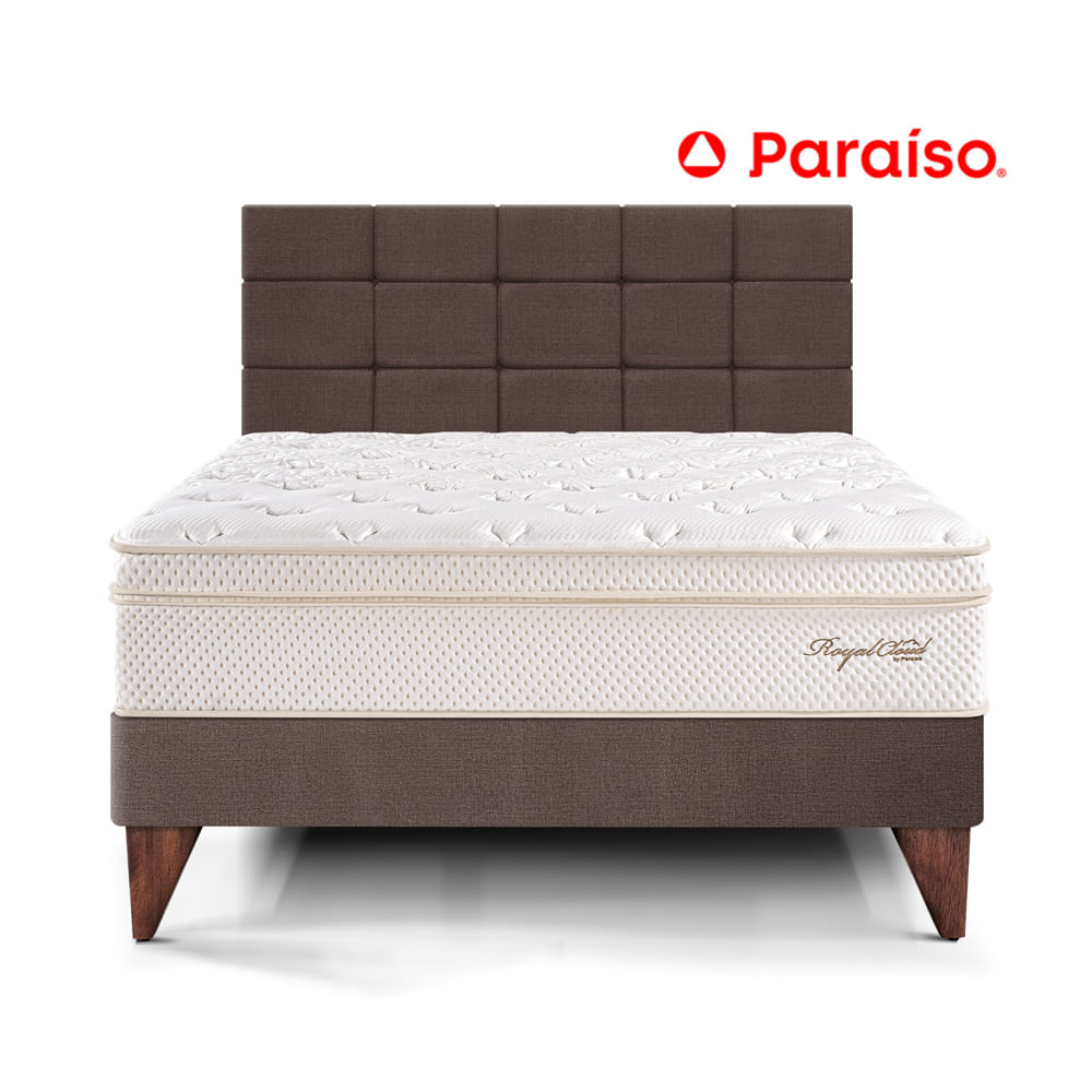 Dormitorio Europeo Royal Cloud con Blocks Queen Chocolate