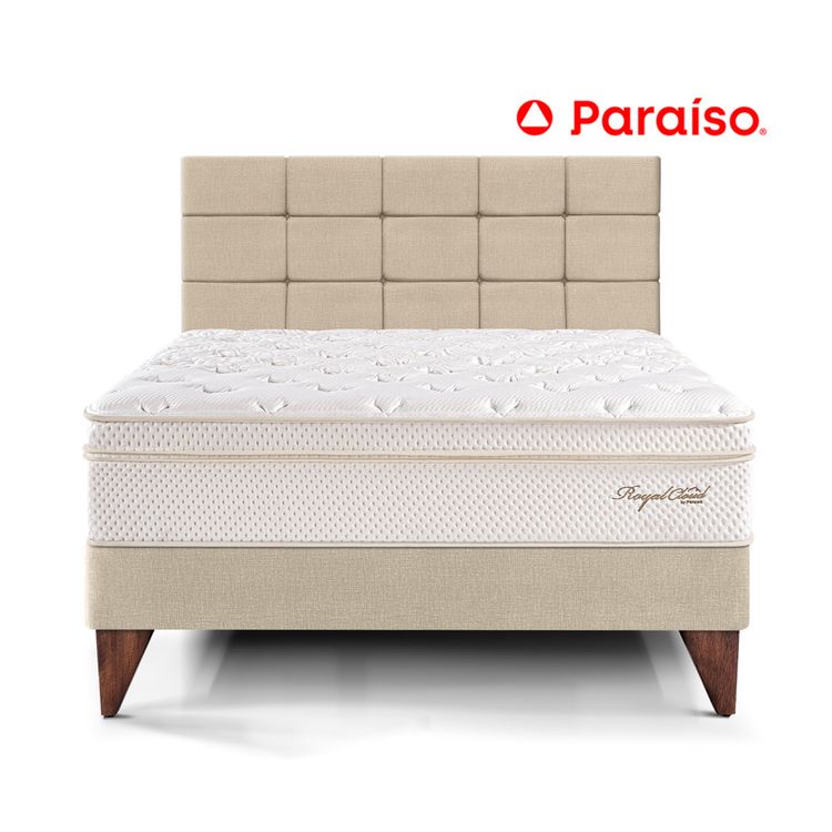 Dormitorio Europeo Royal Cloud con Blocks King Champagne