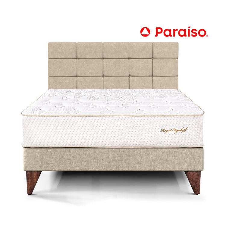 Dormitorio Europeo Royal Elizabeth con Blocks Queen Champagne