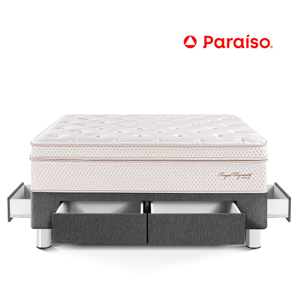 Cama Royal Dynasty con Cajones King Charcoal