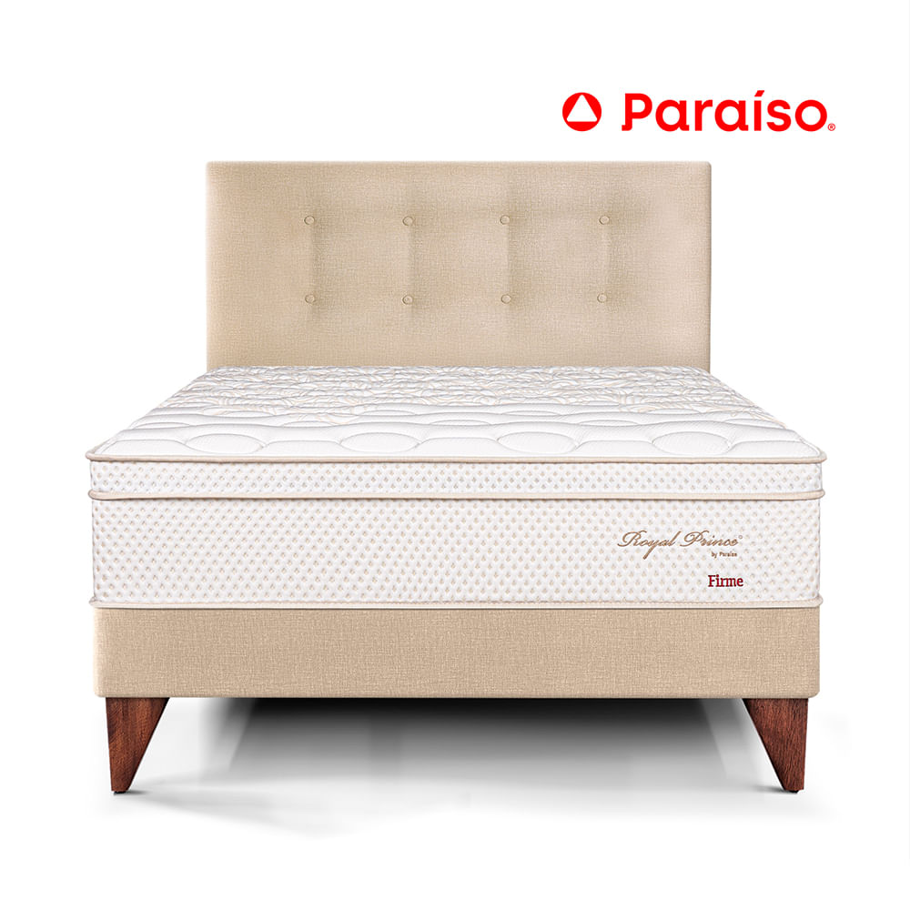 Dormitorio Europeo Royal Prince Firme 1.5 Plazas Champagne