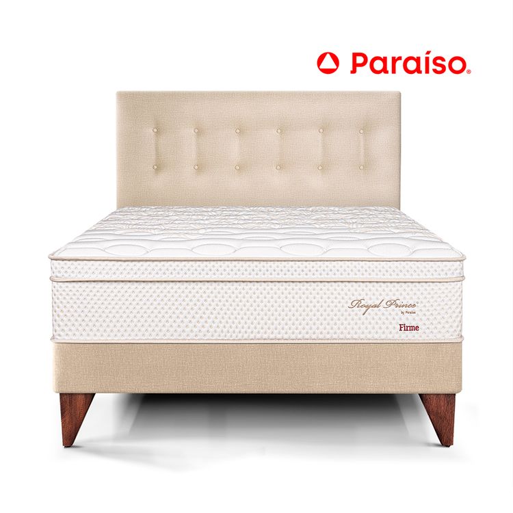 Dormitorio Europeo Royal Prince Firme Queen Champagne