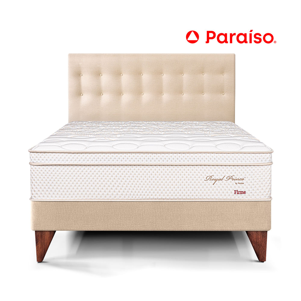 Dormitorio Europeo Royal Prince Firme King Champagne