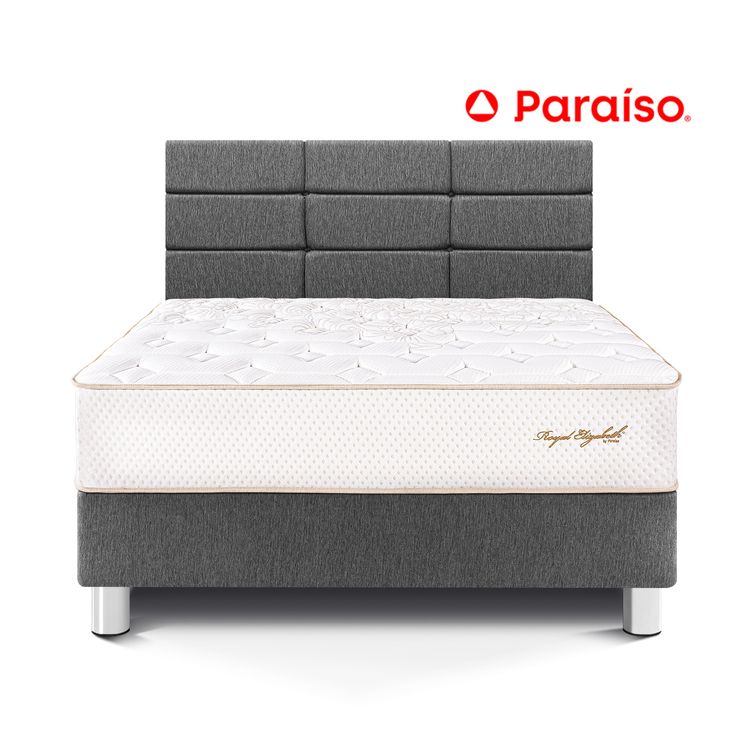 Dormitorio Royal Elizabeth con Blocks 1.5 Plazas Gris