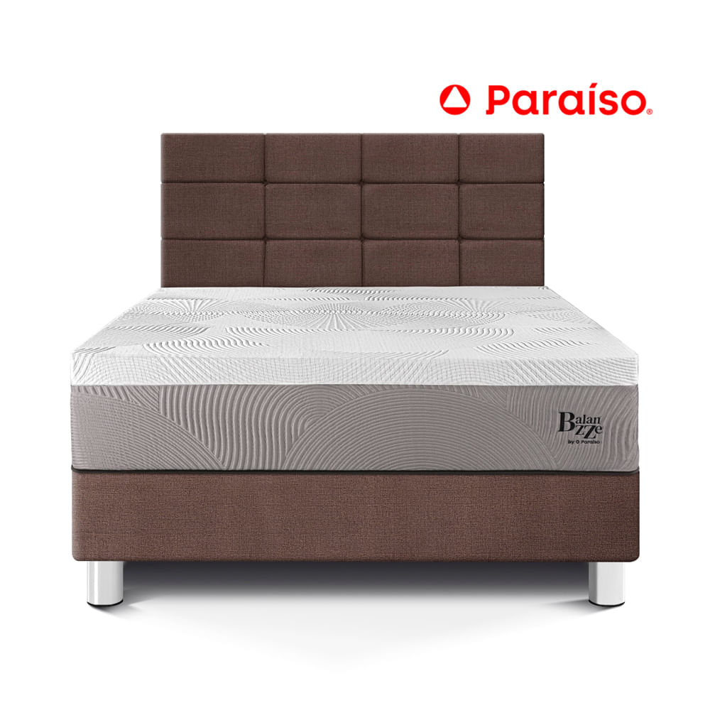 Dormitorio Royal Balanzze con Blocks 2 Plazas Chocolate