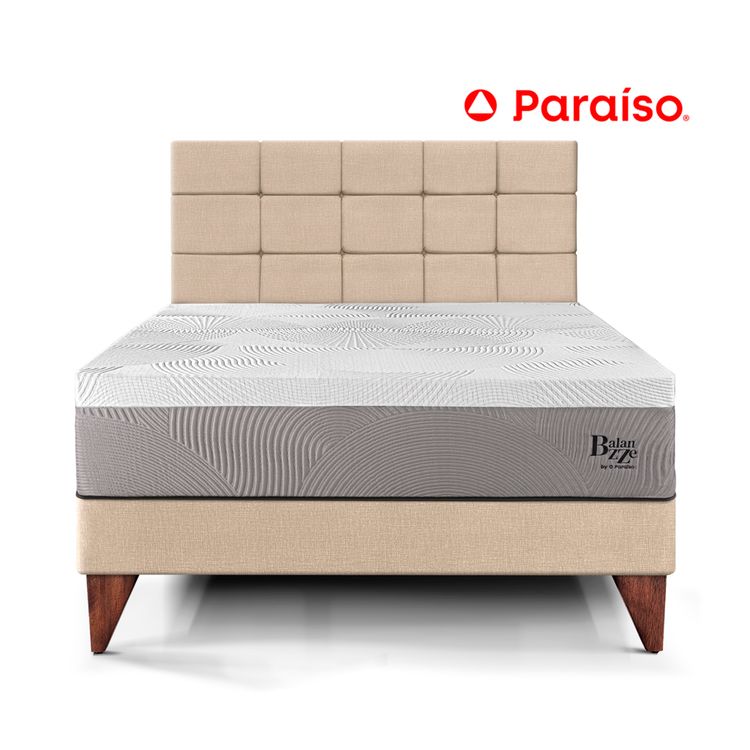 Dormitorio Europeo Royal Balanzze con Blocks Queen Champagne