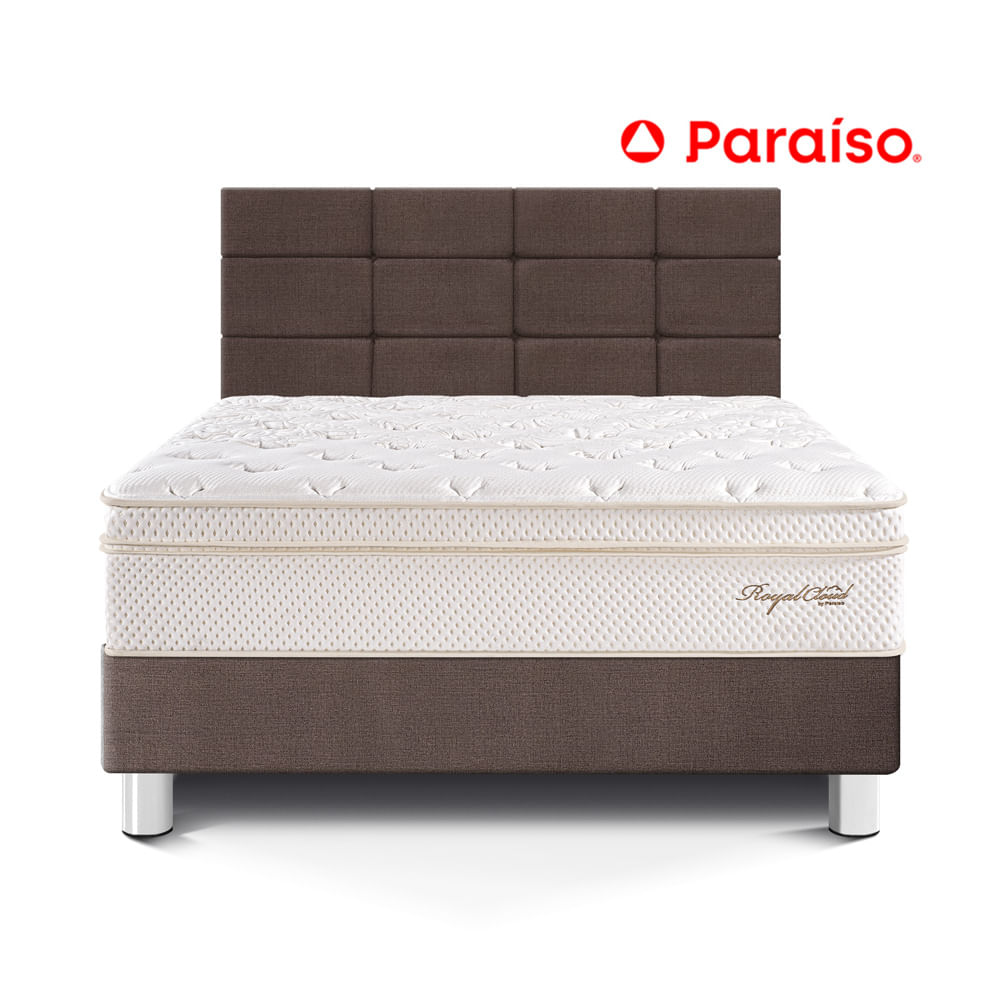Dormitorio Royal Cloud  con Blocks 2 Plazas Chocolate