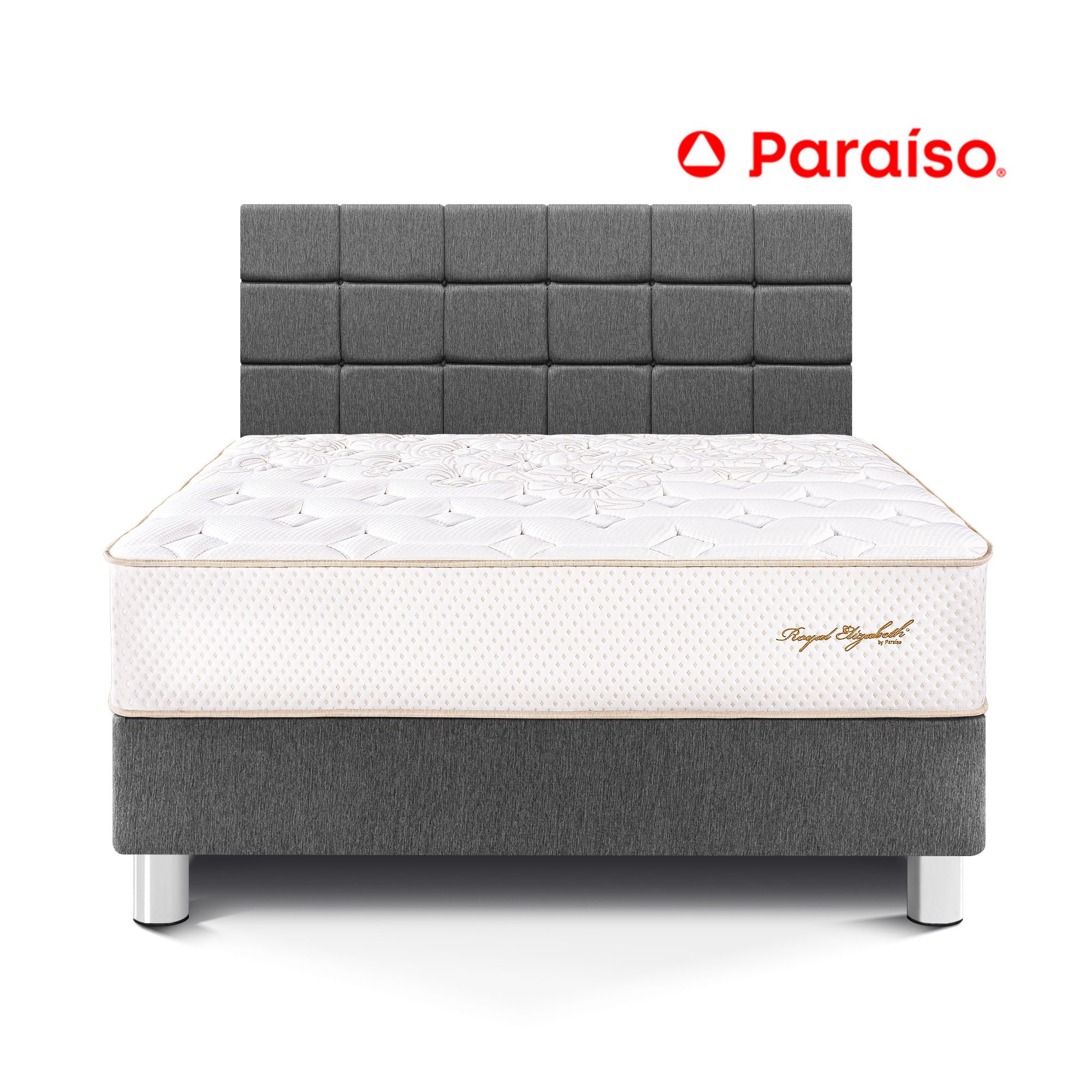Dormitorio Royal Elizabeth con Blocks King Gris
