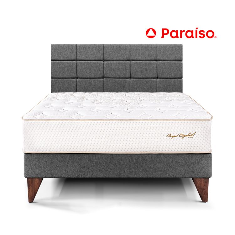 Dormitorio Europeo Royal Elizabeth con Blocks Queen Gris