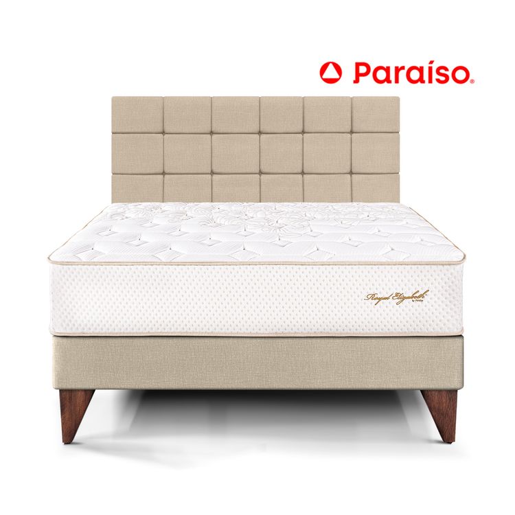 Dormitorio Europeo Royal Elizabeth con Blocks King Champagne