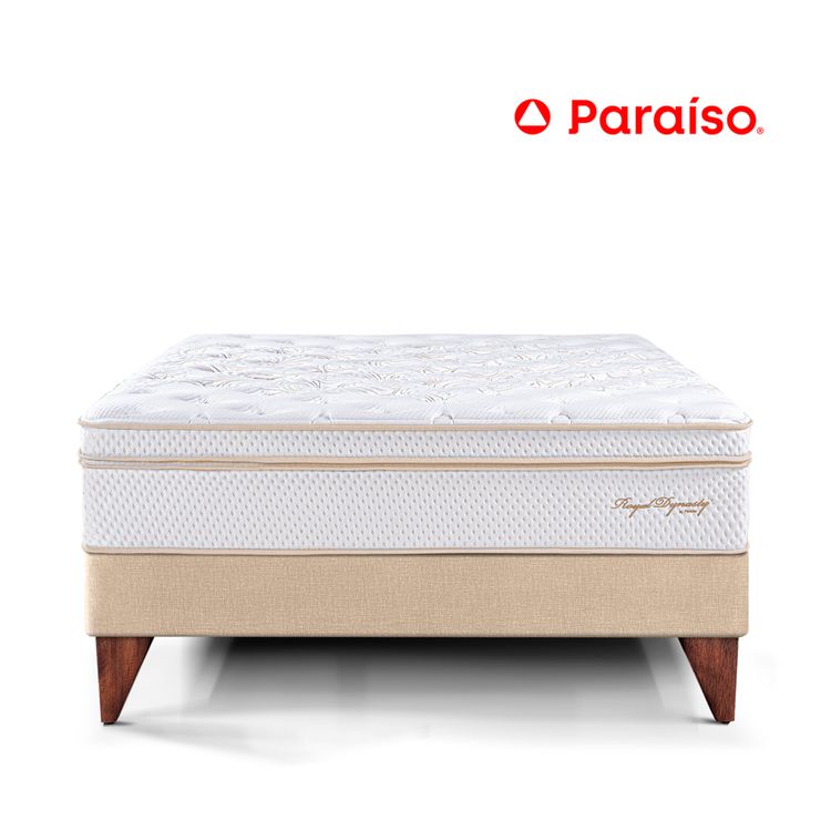 Cama Europea Royal Dynasty Queen Champagne