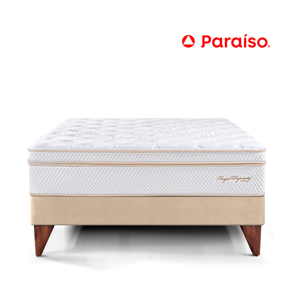 Cama Europea Royal Dynasty Queen Champagne