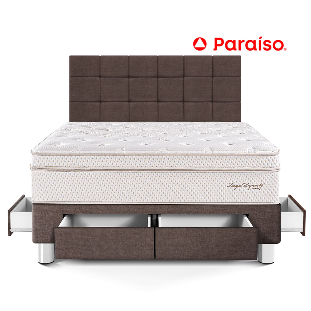 Dormitorio Royal Dynasty con Cajones y con Blocks King Chocolate