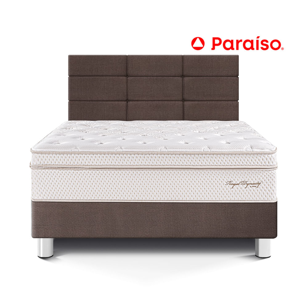 Dormitorio Royal Dynasty con Blocks 1.5 Plazas Chocolate