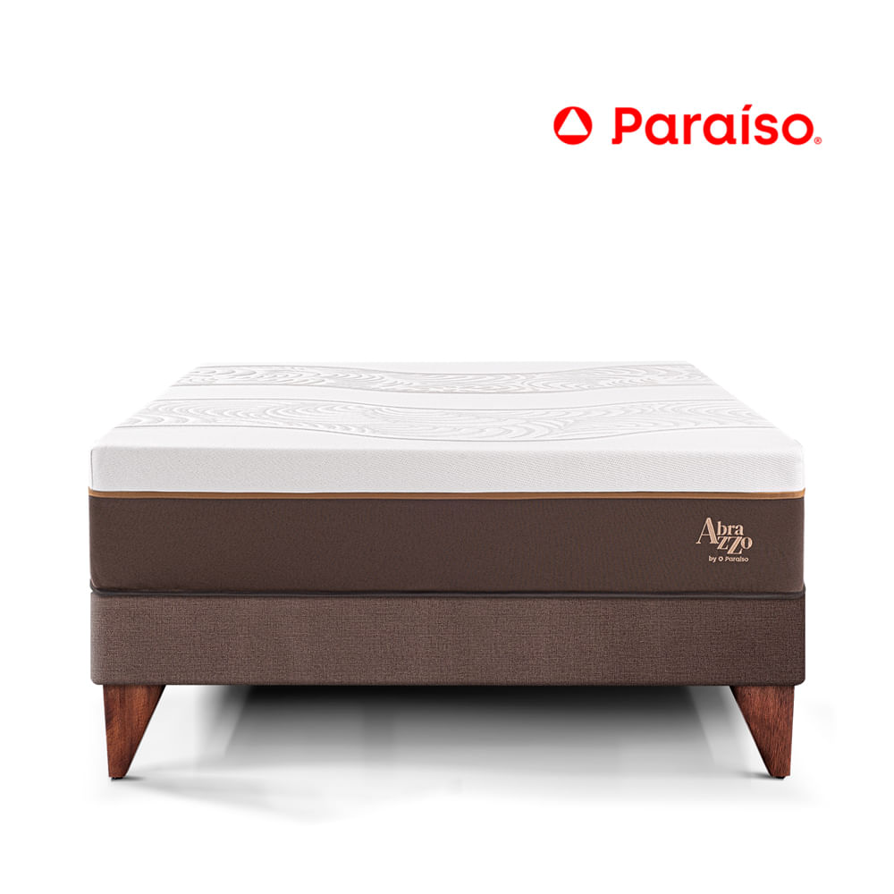 Cama Europea Royal Abrazzo 2 Plazas Chocolate