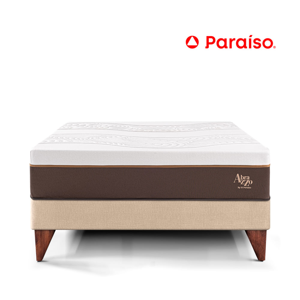 Cama Europea Royal Abrazzo King Champagne