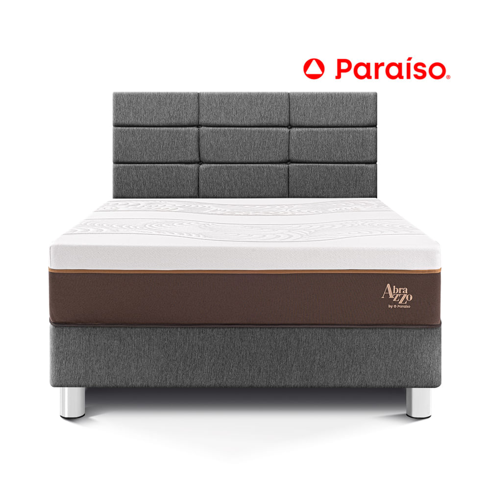 Dormitorio Royal Abrazzo con Blocks 1.5 Plazas Gris