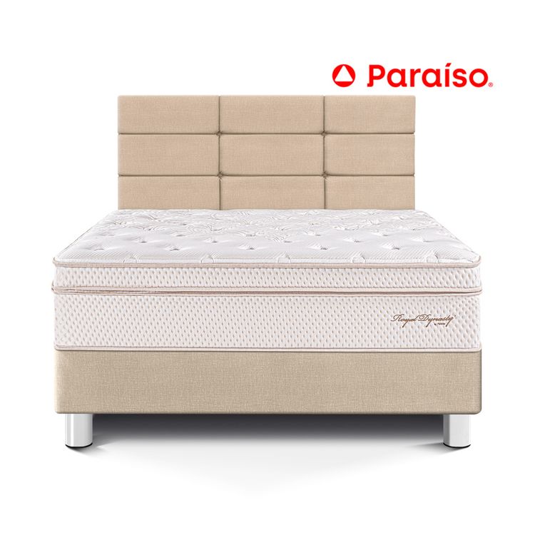 Dormitorio Royal Dynasty con Blocks 1.5 Plazas Champagne