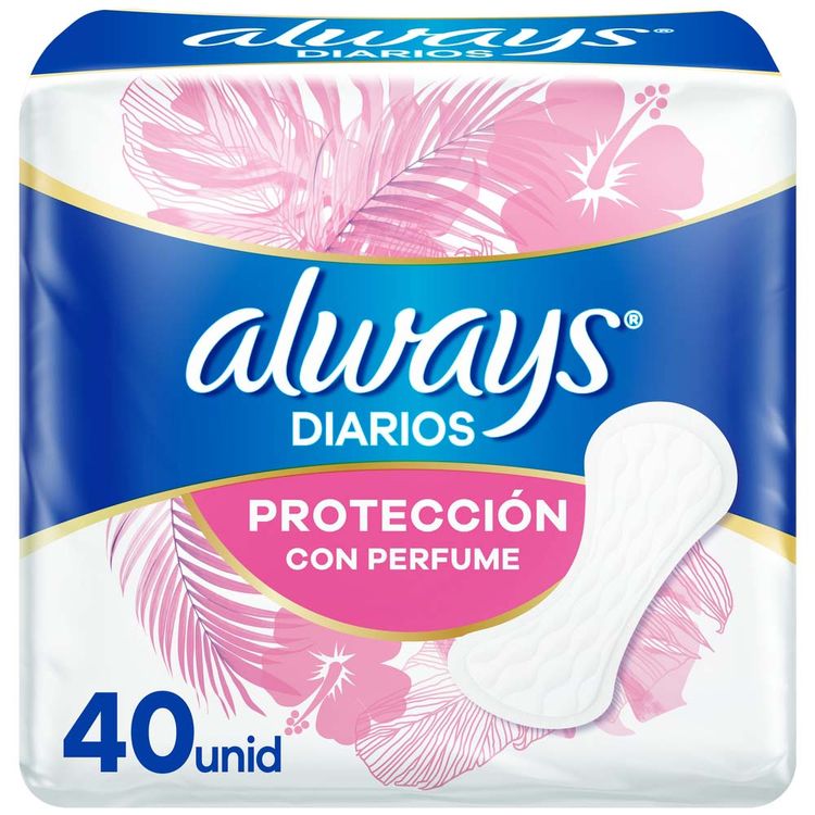 Protectores Diarios Always con Perfume 40un