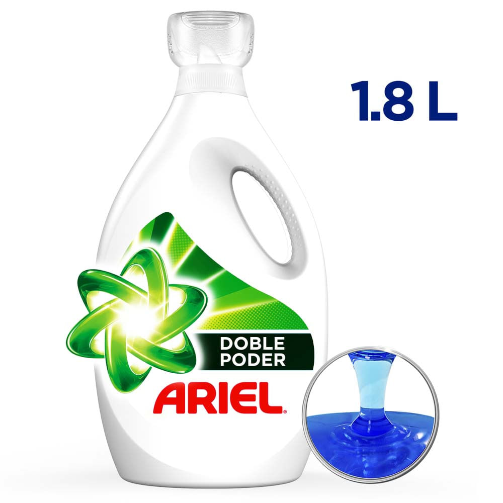 Detergente Líquido Ariel Doble Poder 1.8L