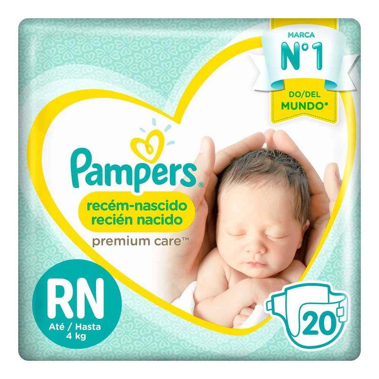 Pañales Pampers Recién Nacido Talla RN 20un