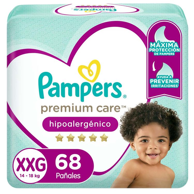 Pañales Pampers Premium Care Talla XXG 68un