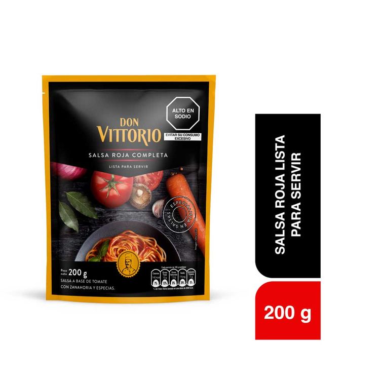 Salsa Roja Completa Don Vittorio 200g