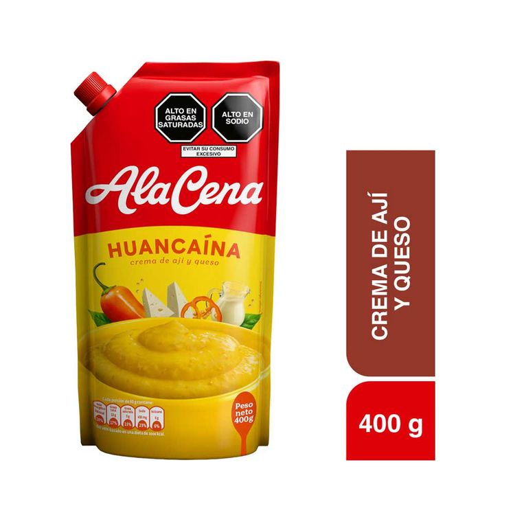 Crema de Ají y Queso AlaCena Huancaína 400g