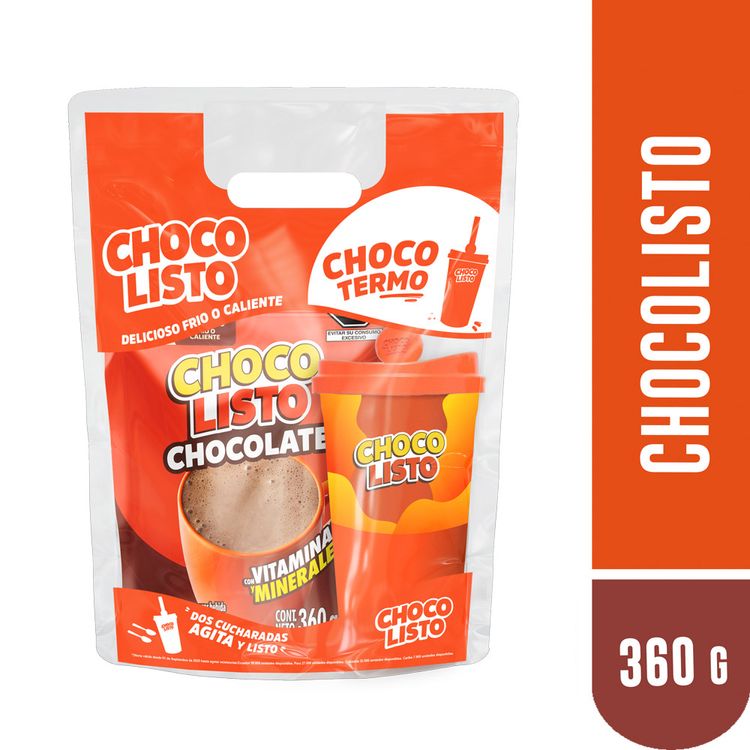 Achocolatado Chocolisto 360g + Chocotermo Chocolisto Crocantte Doypack 200 g