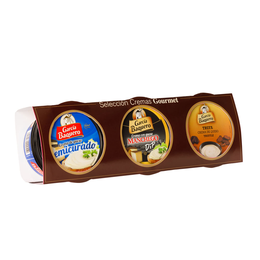Pack Crema de Queso García Baquero Gourmet 3un