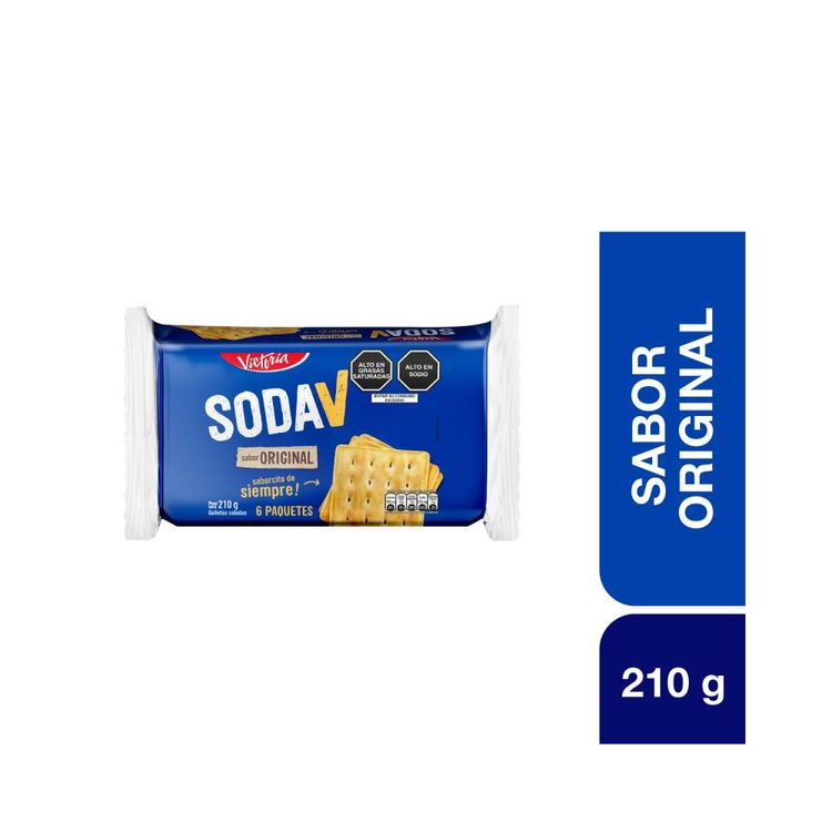 Sixpack Galletas Soda V Original 35g