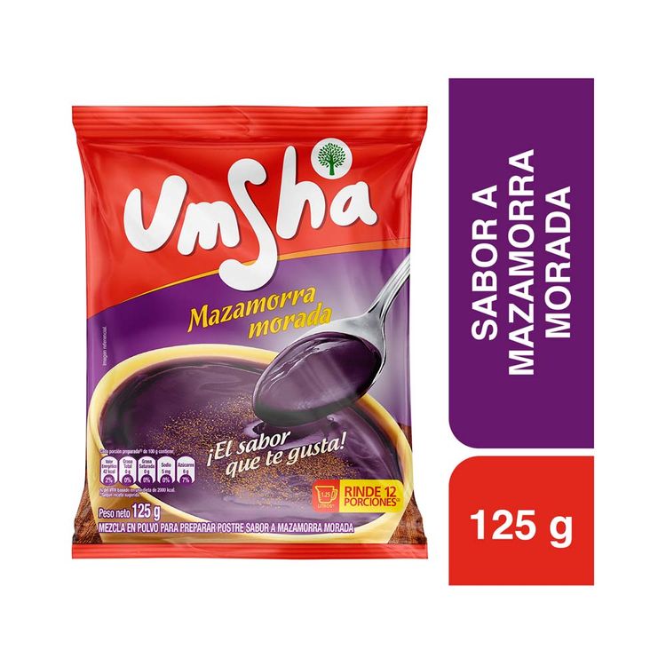 Postre Instantáneo Umsha Sabor Mazamorra Morada 125g