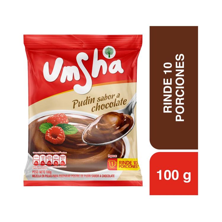 Pudín Umsha Sabor Chocolate 100g